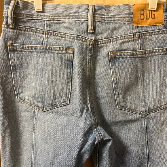BDG Urban Outfitters Mens Blue Jeans Size 33/32* Light Wash Dad Slim Tapered Fit - Picture 6 of 6